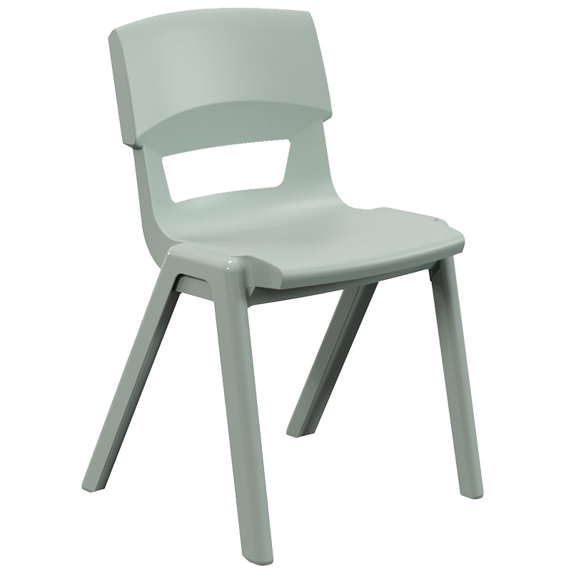 Postura+ One-Piece Plastic School Chair Size 6 - Hazy Jade