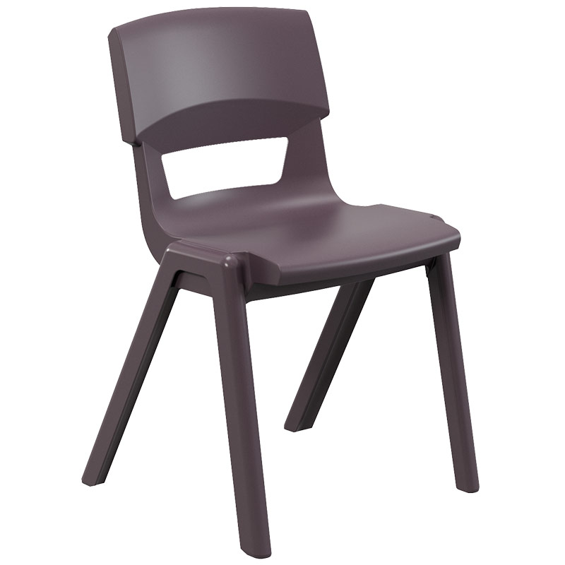 Postura+ One-Piece Plastic School Chair Size 6 - Purple Haze