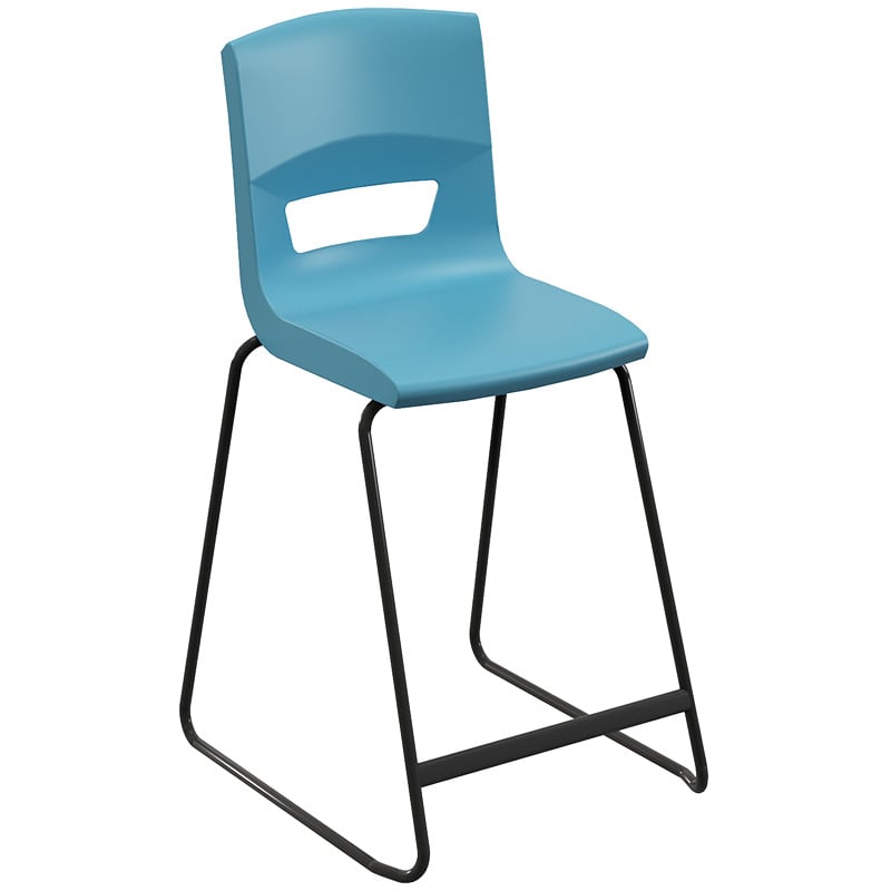 Postura+ High Chair - Aqua Blue - 610mm Seat Height