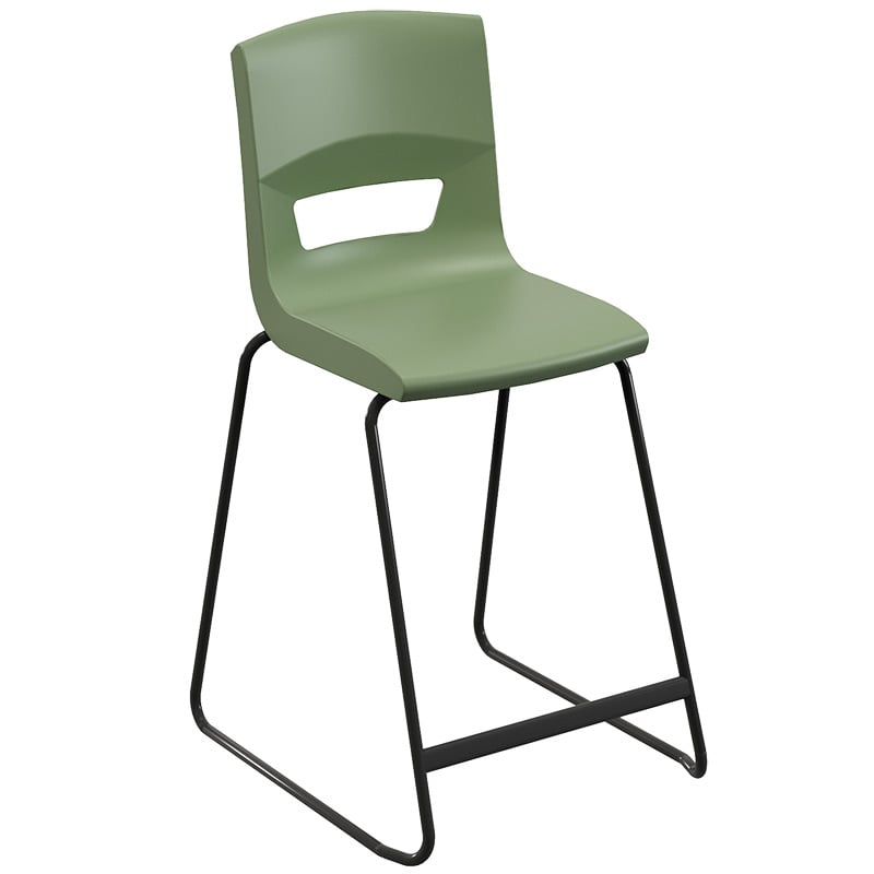 Postura+ High Chair - Moss Green - 610mm Seat Height