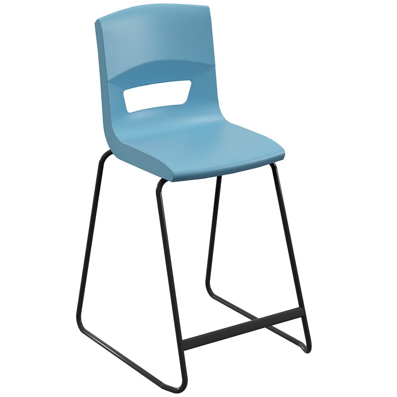 Postura+ High Chair - Powder Blue - 610mm Seat Height