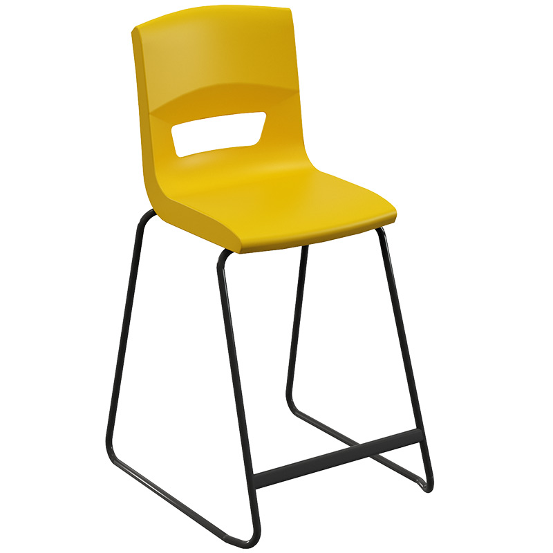 Postura+ High Chair - Sun Yellow - 610mm Seat Height