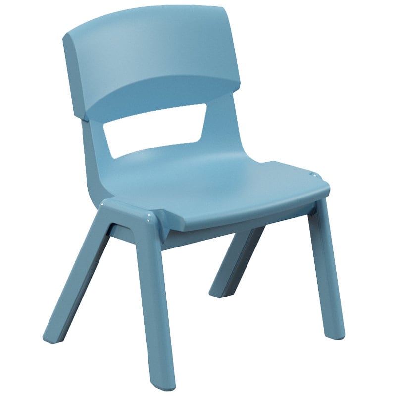 Postura+ One-Piece Plastic School Chair Size 1 - Powder Blue