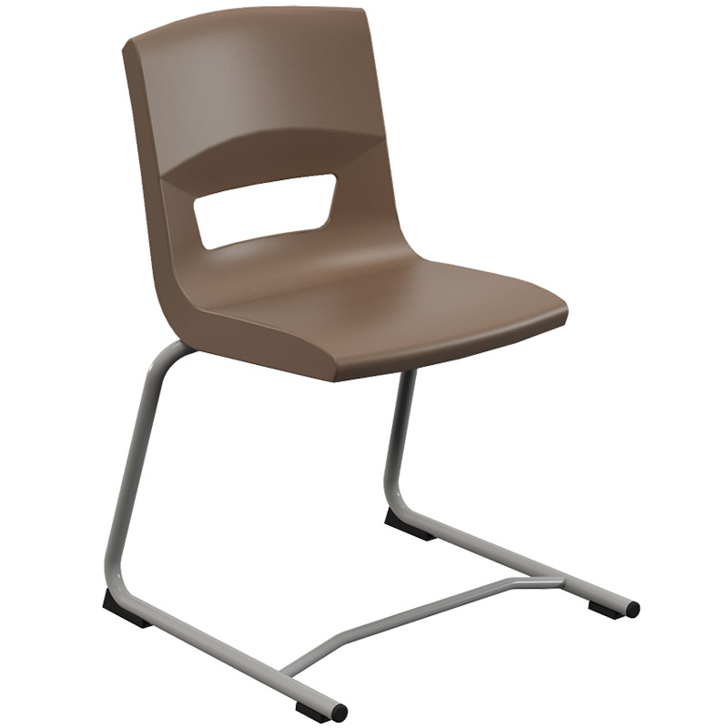 Postura+ Reverse Cantilever Chair - Misty Brown 