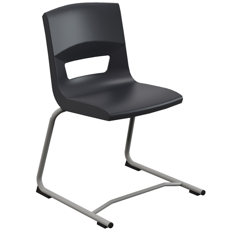Postura+ Reverse Cantilever Chair - Slate Grey 