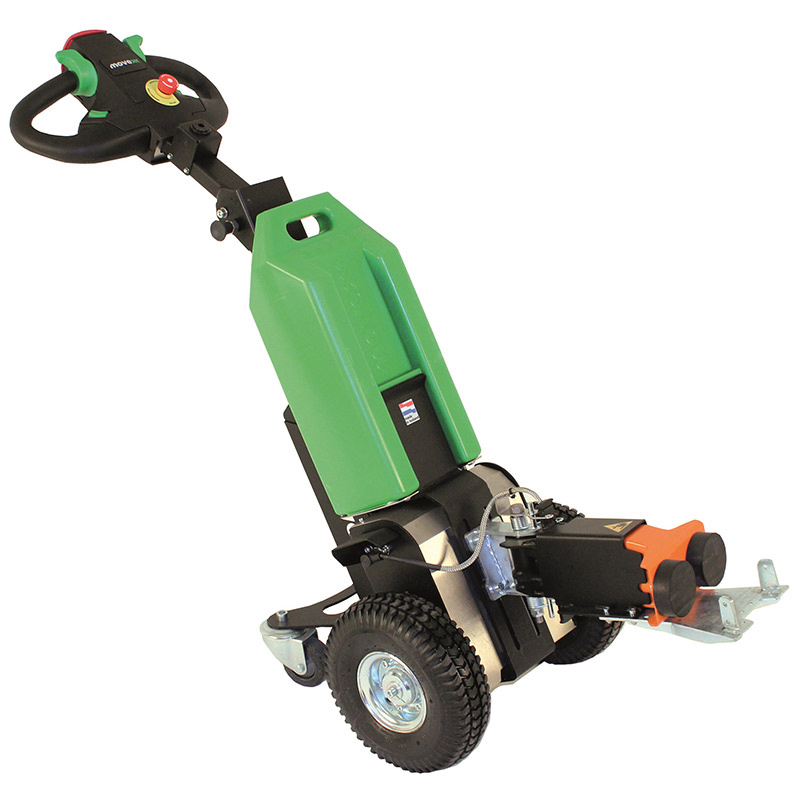 Movexx Battery Powered Tug with Powered Clamping Hook 20Ah Lithium Battery 1000kg Capacity