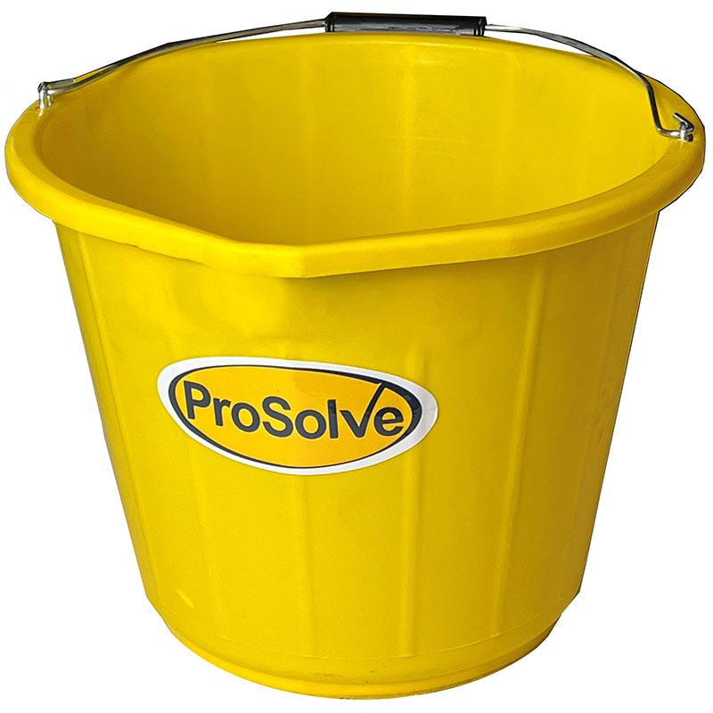 ProSolve Builders Bucket - 14L - Yellow - pack of 10