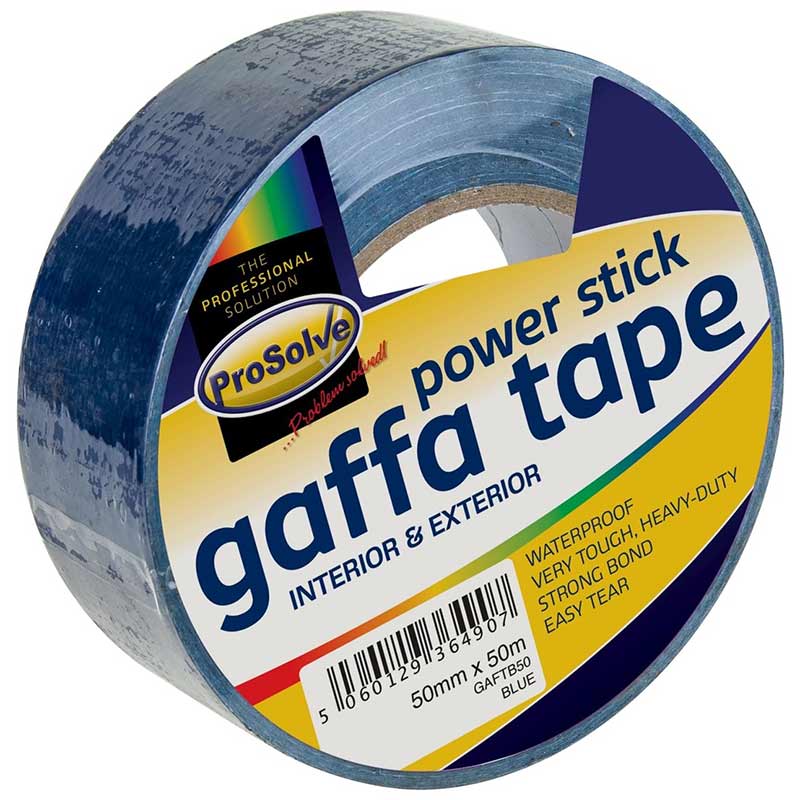 ProSolve Gaffa Tape - 50mm x 50m - Blue - Pack of 24