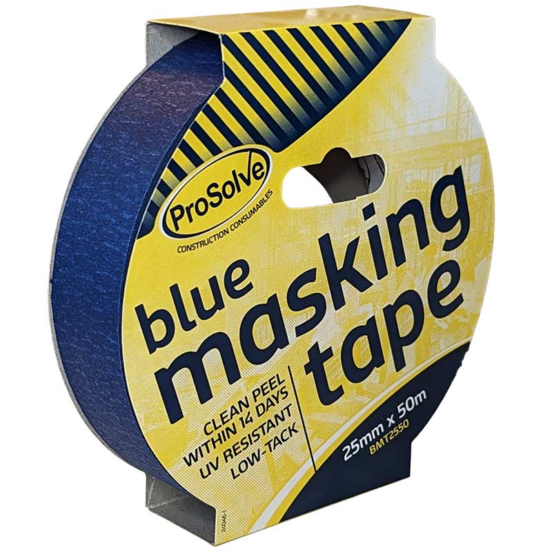 ProSolve Masking Tape 25mm x 50m - Blue - Pack of 48