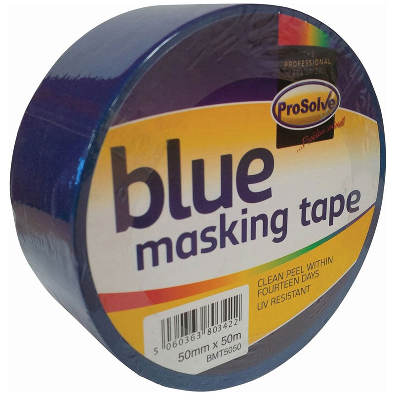 ProSolve Masking Tape 50mm x 50m - Blue - Pack of 24