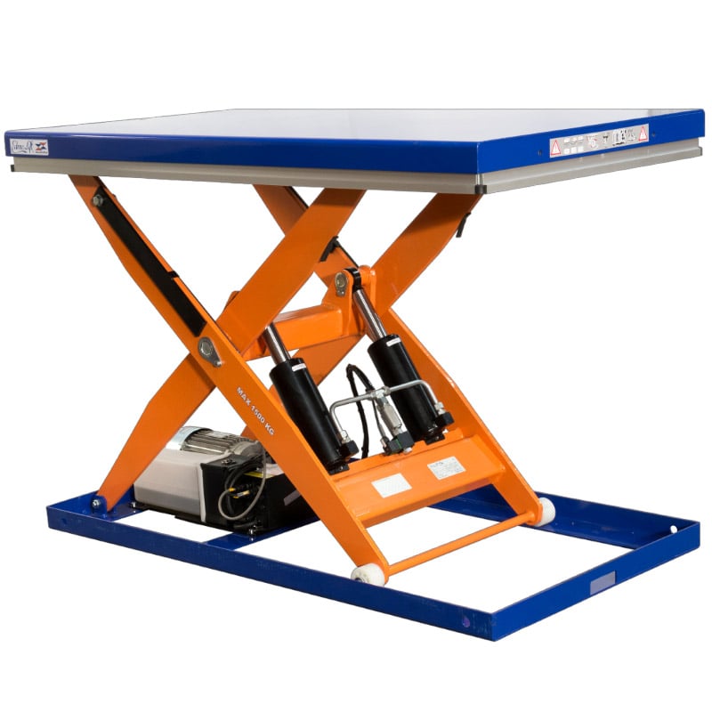 Scissor Lift Table 1500kg - 800 x 1500mm