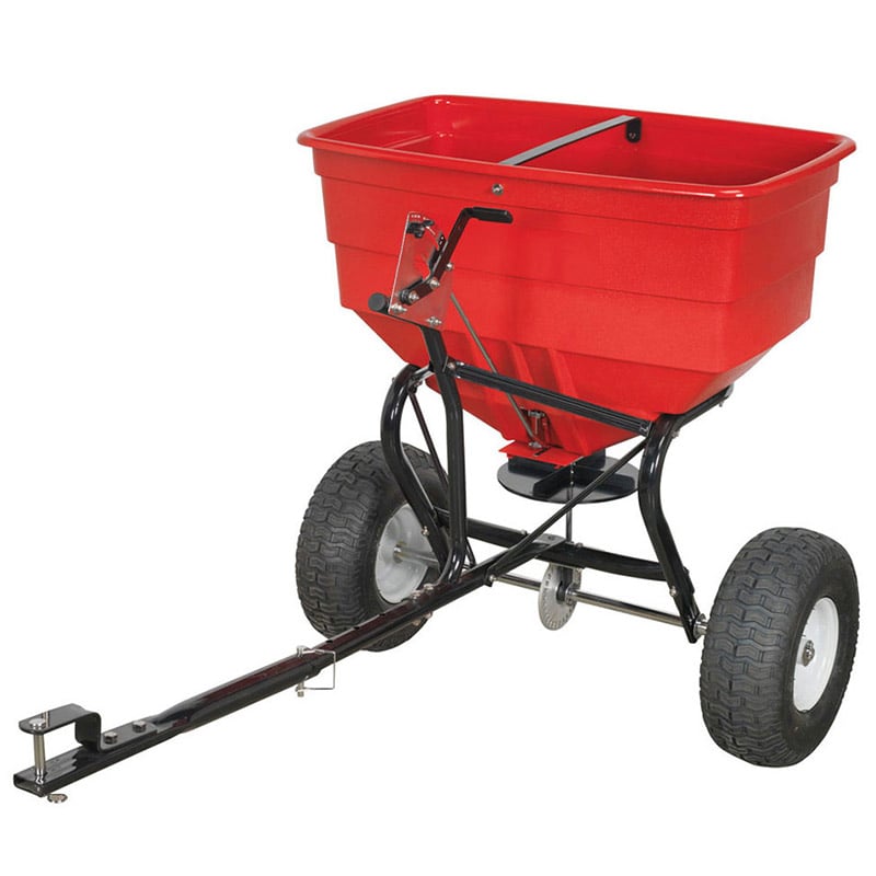 Sealey SPB80T 88L Towable Broadcast Salt Spreader with Pin Hitch Attachment