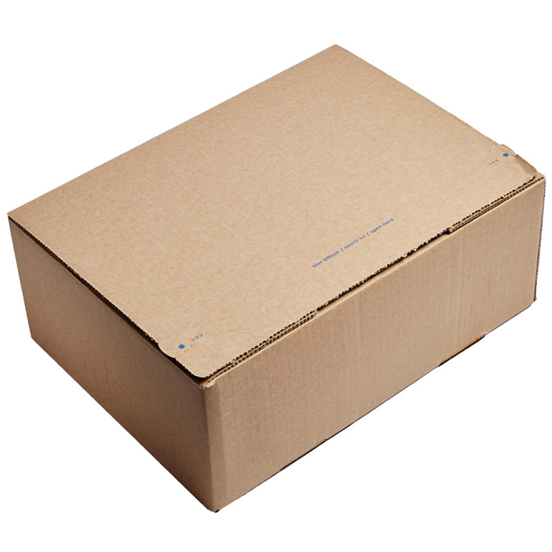 Self-Adhesive Cardboard Postage Boxes - 250 x 400 x 260mm - Pack of 10