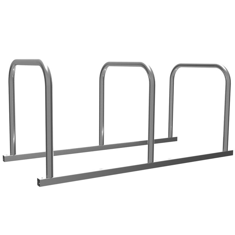 Sheffield Toast Bike Rack - 3 Hoop - Stainless Steel