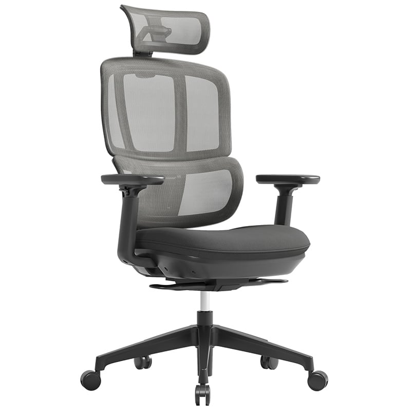 Shelby Mesh Performance Office Chair with Headrest - Black