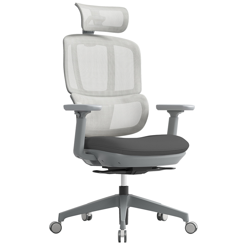 Shelby Mesh Performance Office Chair with Headrest - Grey