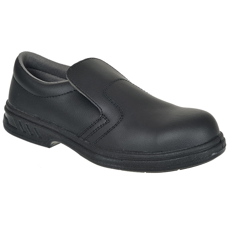 Black Slip-On Smart Safety Shoes S2 SRC