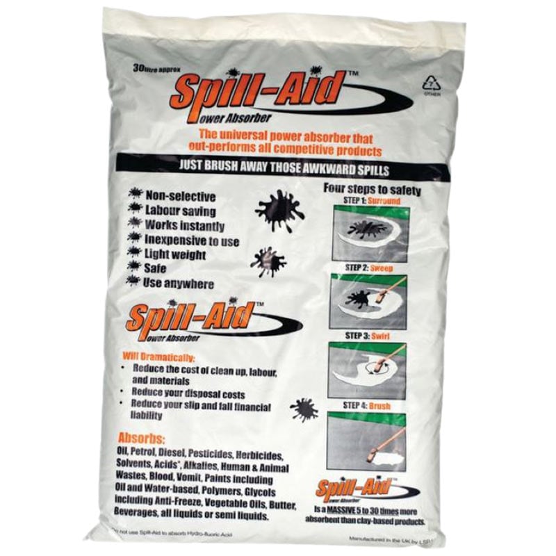 Spill-Aid Loose Absorbent Granules - 30L  