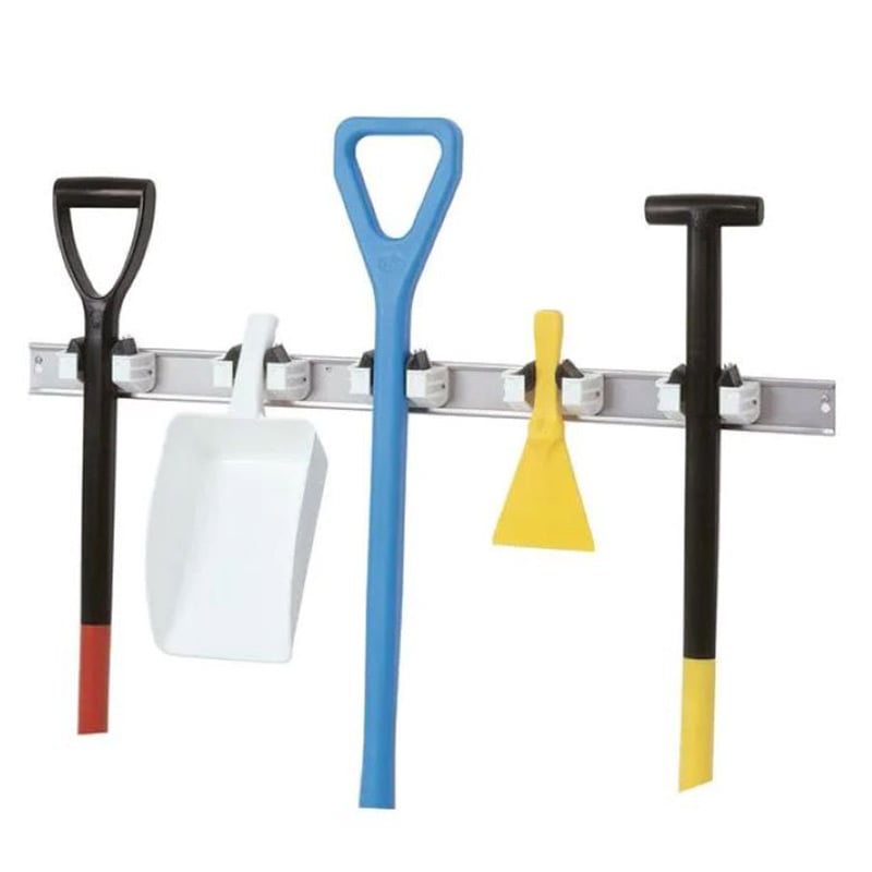 Hygienic Tool Holder Rack - 5 Hanging Spaces - 60 x 900mm