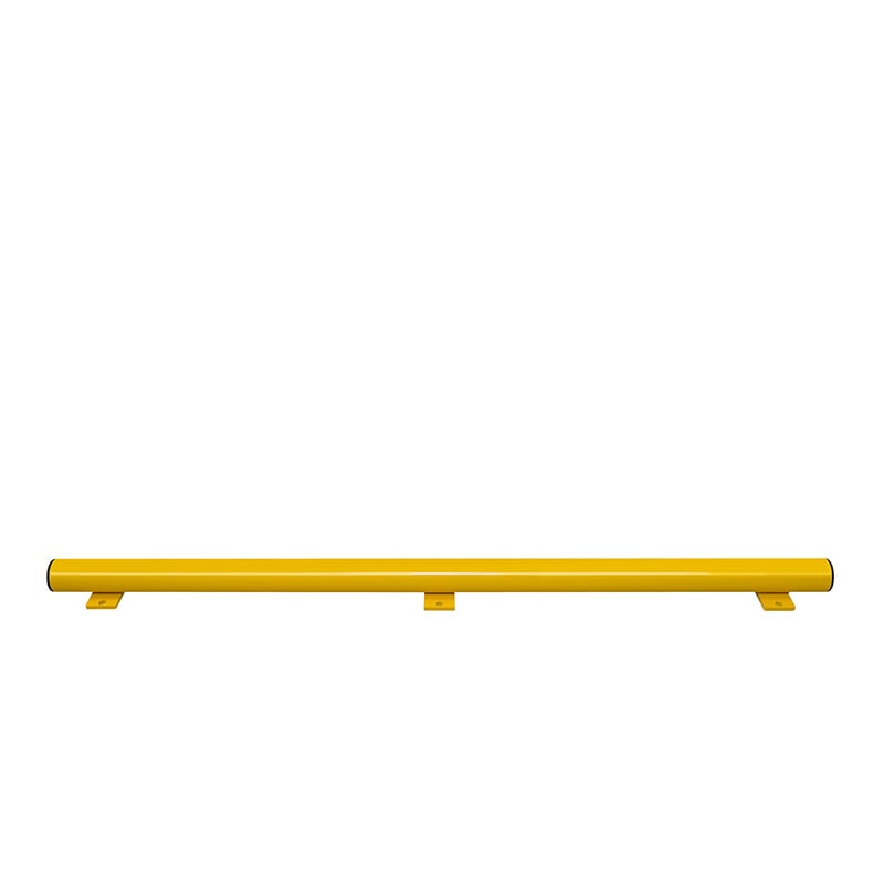 BLACK BULL FLEX Impact Protection System HYBRID - Under-run Protection Bar Steel 2,050mmL - Indoor Use - Powder Coated - Yellow