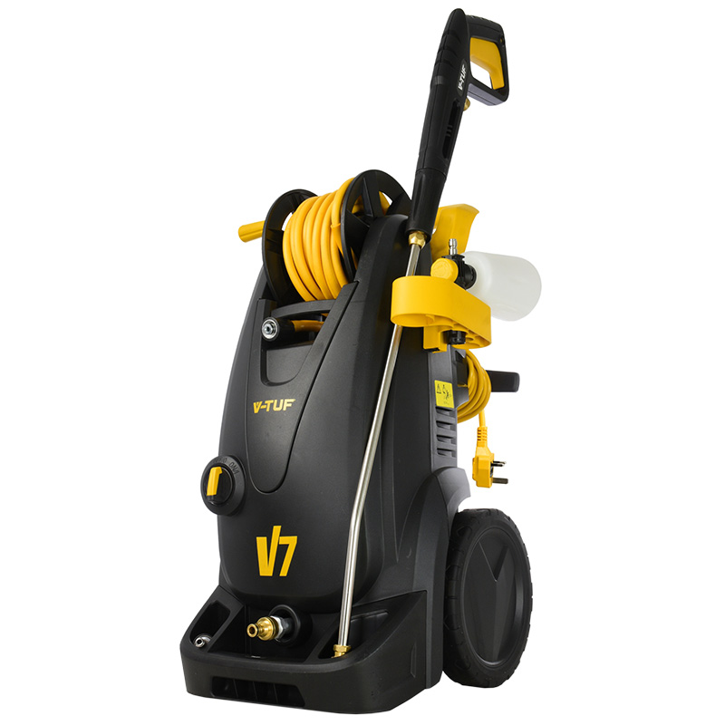 V-TUF V7 240v 195bar Electric Pressure Washer - 10m Hose Reel 