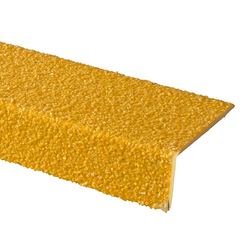 Yellow Anti-Slip GRP Stair Nosing - 30 x 1000 x 70mm