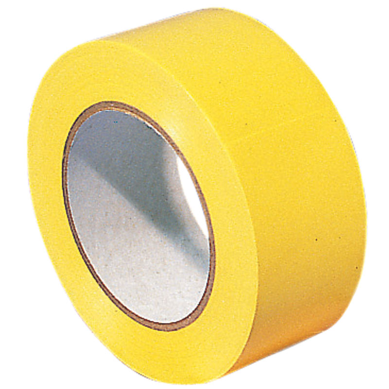 Yellow PVC Line Marking Floor Tape - 50mm x 33m Roll