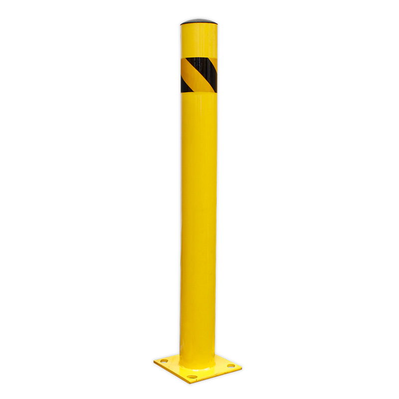 Yellow Steel Safety bollard - 110mm Diameter - 1050mmTall